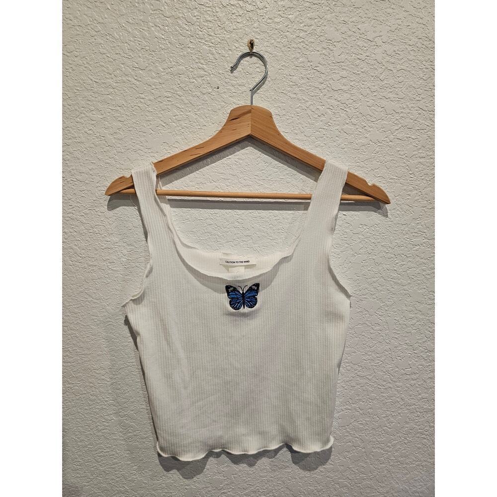 Caution to the wind butterfly tank sz small